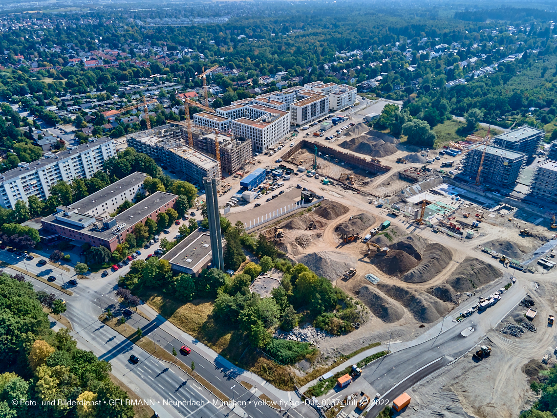 22.07.2022 - Baustelle Alexisqaurtier und Pandion Verde in Neuperlach